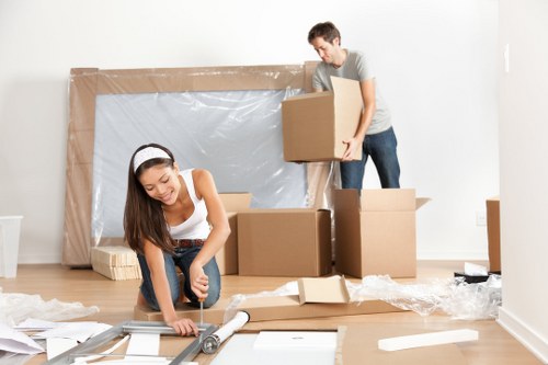 Removal van service for local moves in Brompton