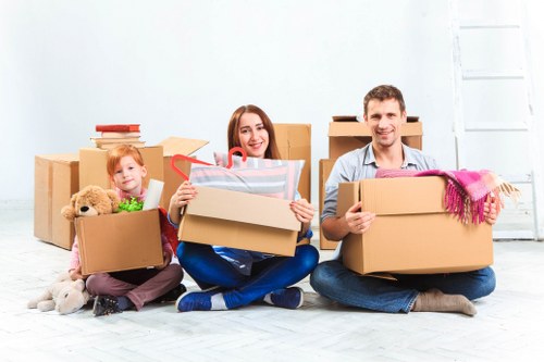 Professional man and van team supporting a Brompton home or office move