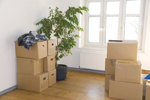 House removal support for a flat or townhouse in Brompton