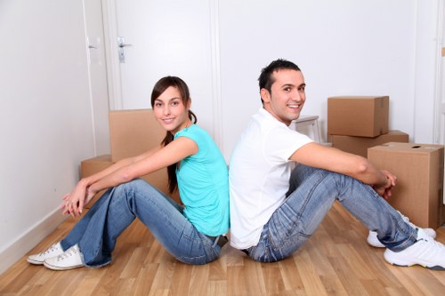 Commercial move with office equipment and storage in Brompton