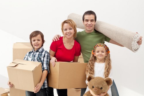 Careful packing and furniture handling during a house move