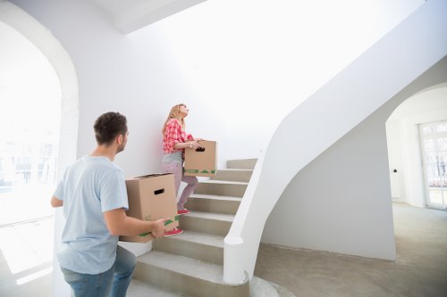 Local transfer station handling separated household waste and recyclables
