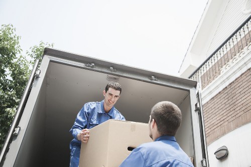 Furniture being loaded for a Brompton home or office move