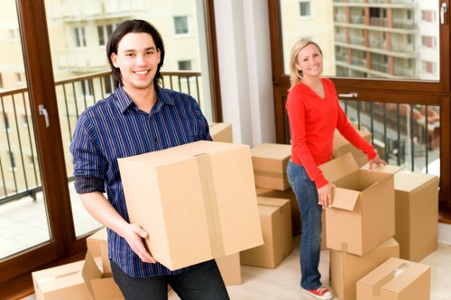 Charity partnership collecting reusable furniture from a removals job