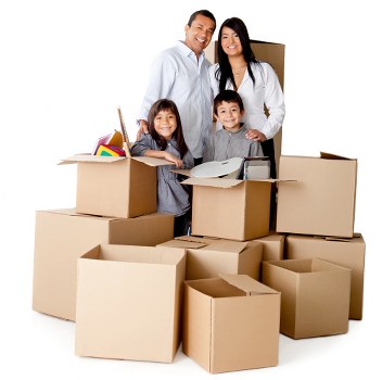 Local moving van supporting a residential or office move in Brompton